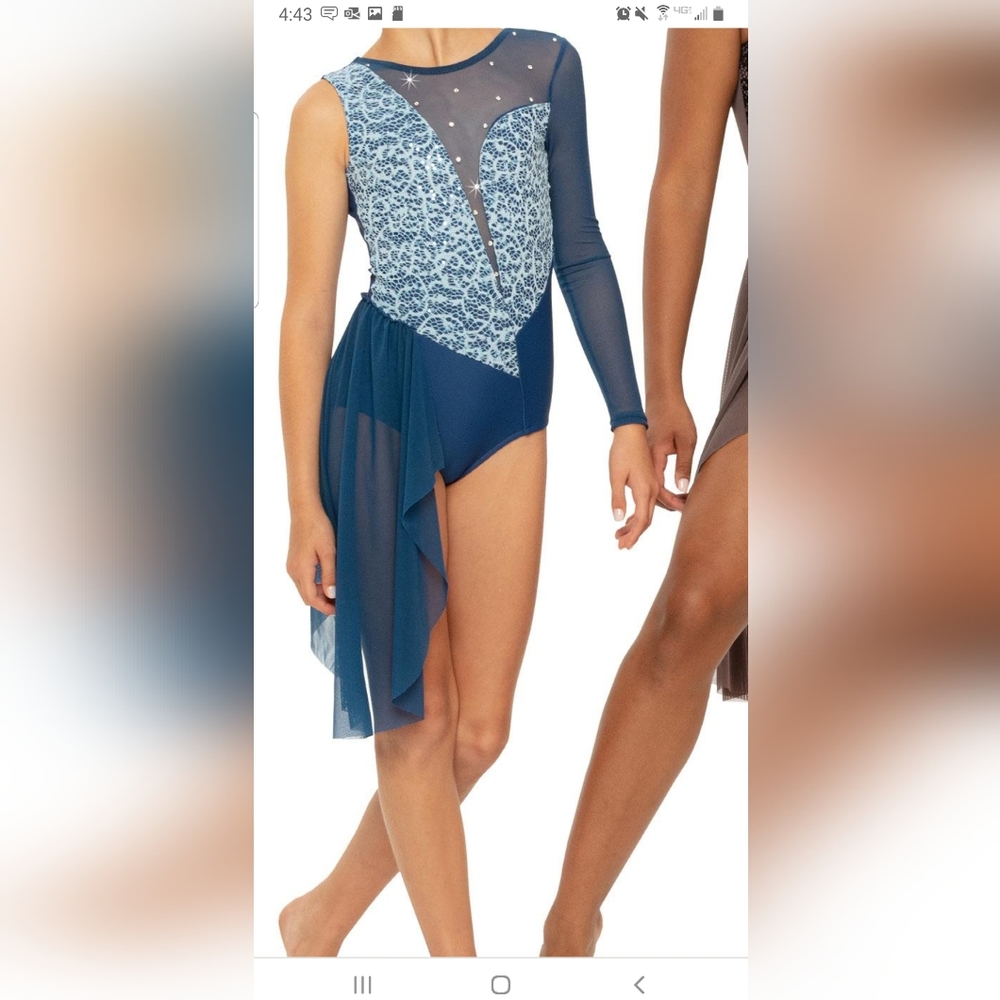 Blue Lyrical Costume AL